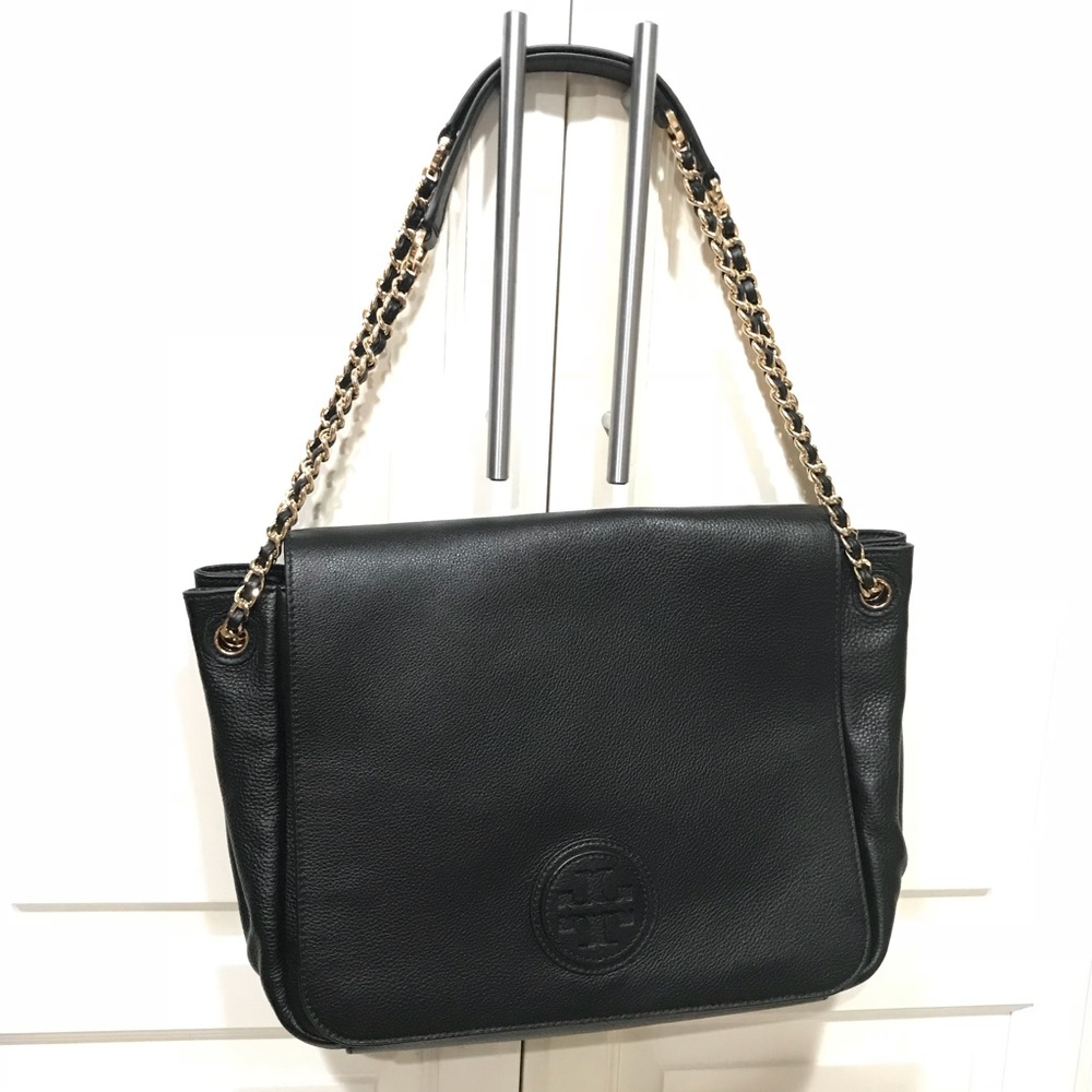Authentic TORY BURCH ‘Marion’ flap shoulder bag
